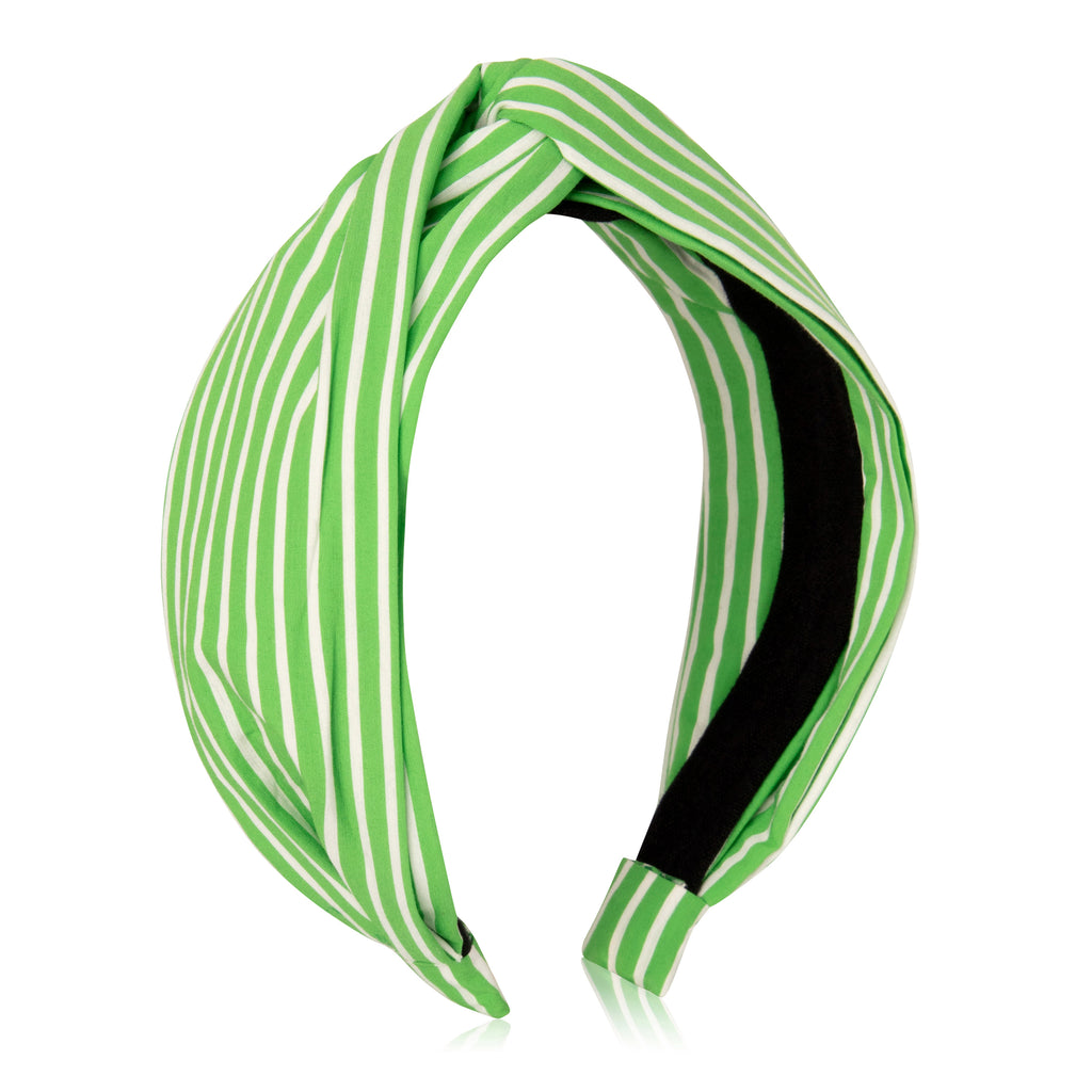Green Stripes Headband