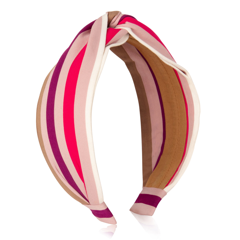 Pink Multi Stripes Headband
