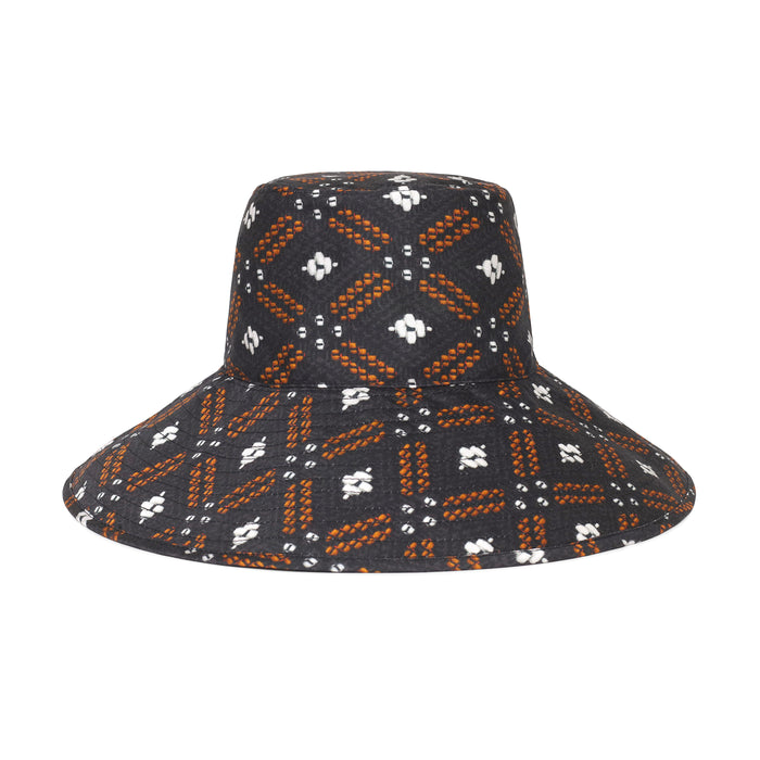Diamond Wide-Brim Hat