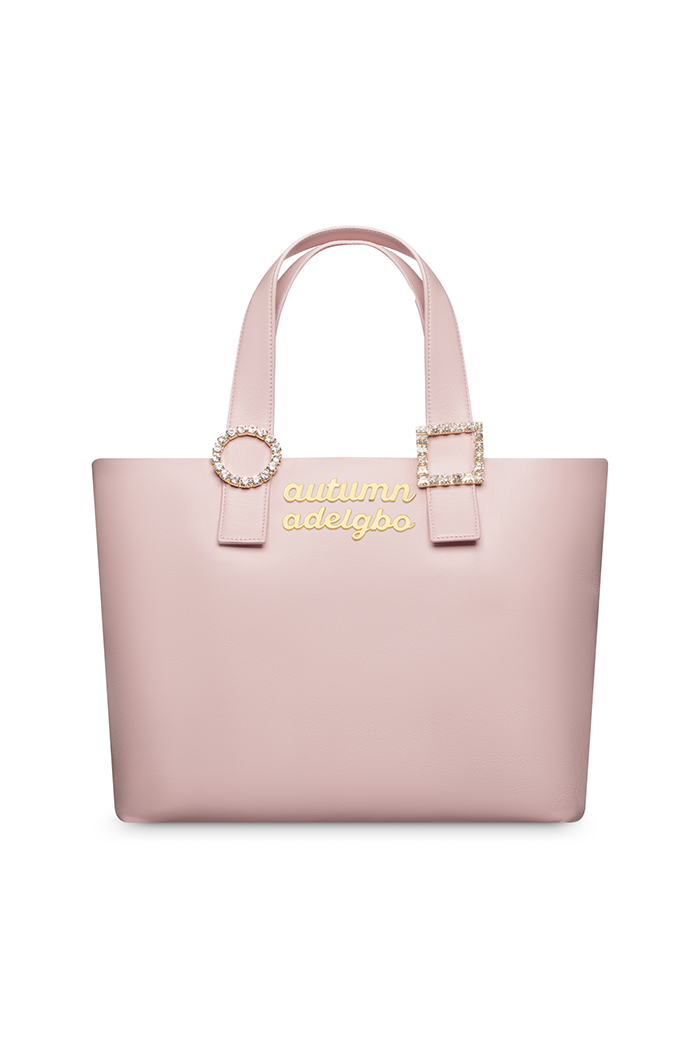 Dusty Pink Leather Handbag