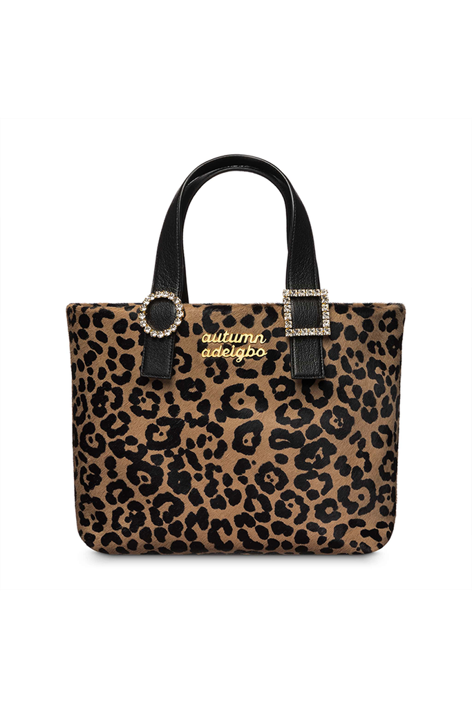 Leopard Haircalf Handbag